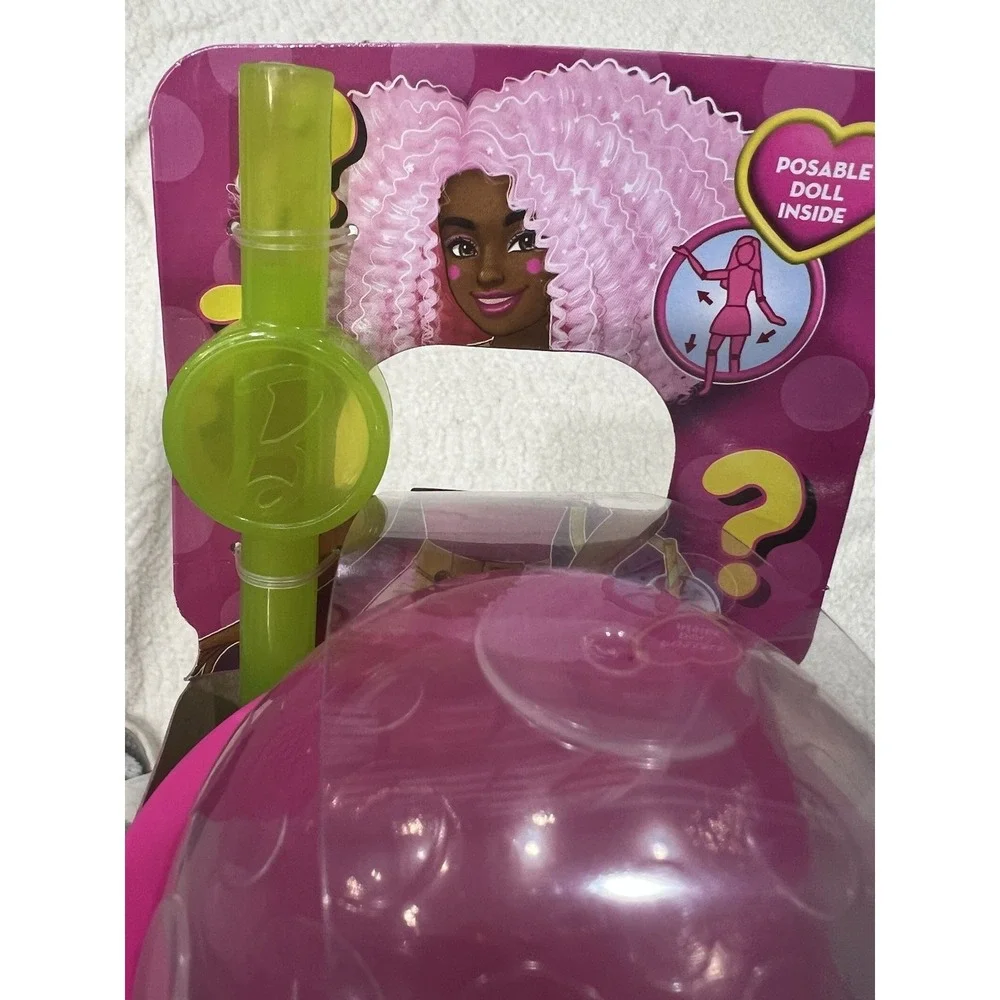 BARBIE DOLL Pop Reveal BOBA in Pink BERRY BLISS Cup w 8 SURPRISES New SEALED NIB
